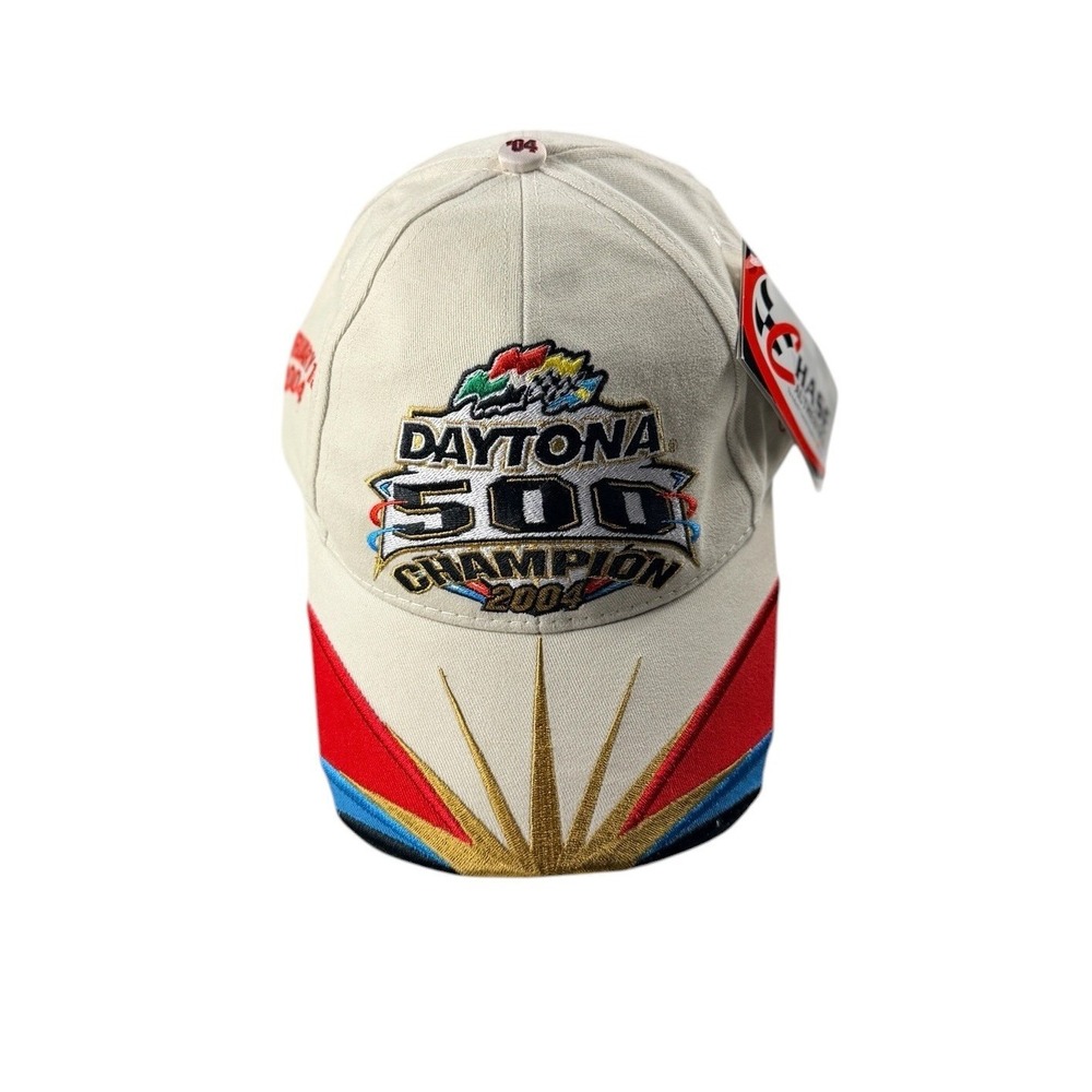 Chase Authentics Dale Earnhardt Jr 2004 Daytona 500 Champion Hat Cream NWT
